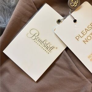 Bombshell Sportswear Women's Tan Dress